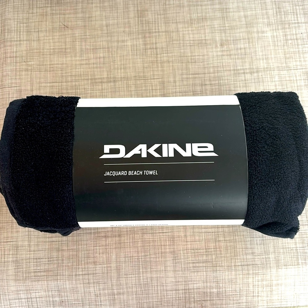 Da Kine Black Beach Towel